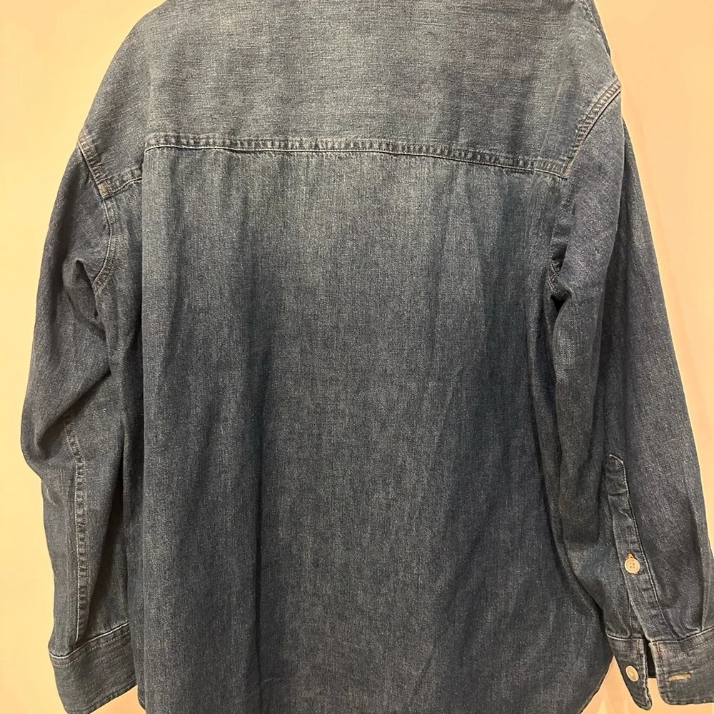 Denim Forum Dark Blue Button-Up Shirt - Picture 3 of 3